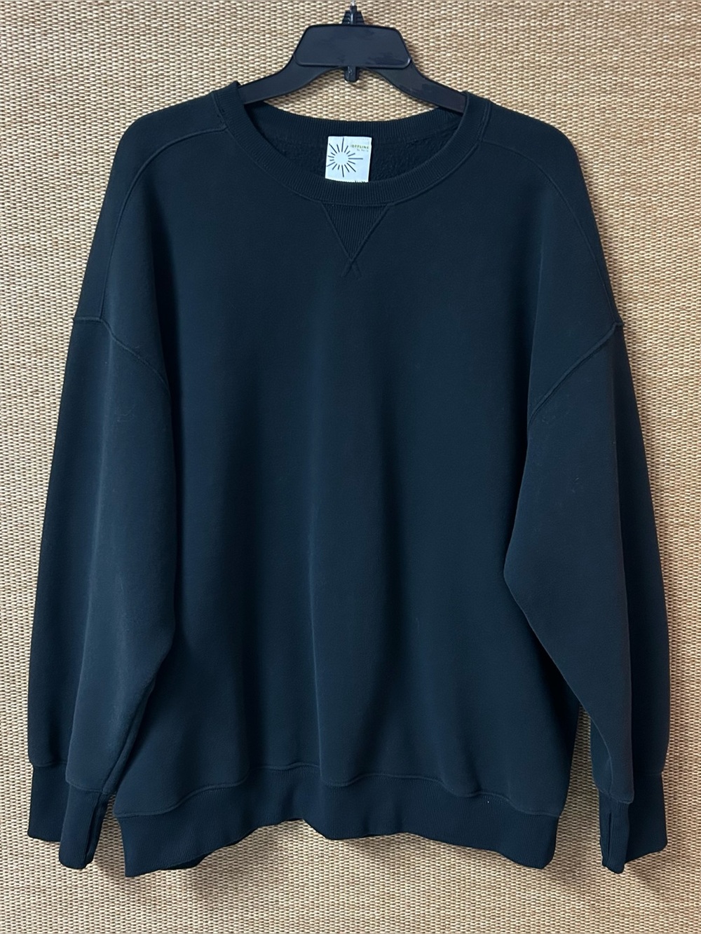 Offline by Aerie Sweatshirt Women's XL Black
